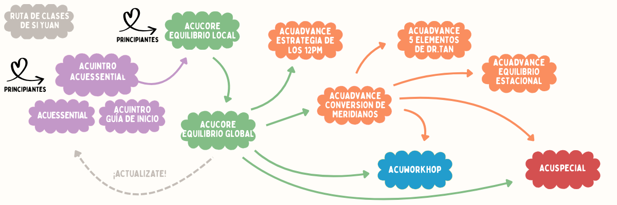 Pista de la Acupuntura del Método de Equilibrio de Si Yuan